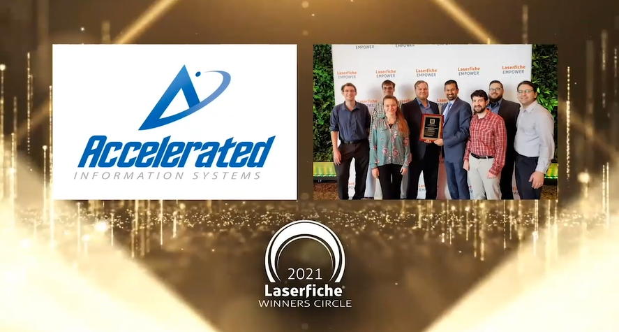 Accelerated Information Systems Honored at Laserfiche Winners Circle