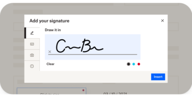 Touchscreen Signature