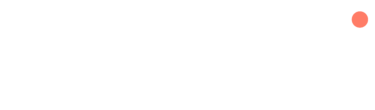 Boomi Logo White Orange Dot